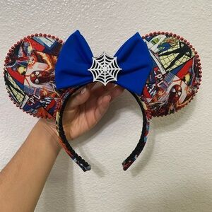 NEW MARVEL SPIDER MAN DISNEY EARS HEADBAND